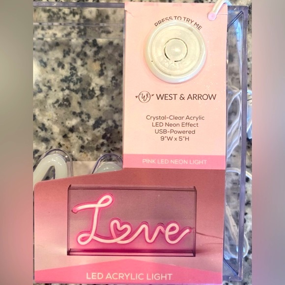 Love LED Acrylic Box Decor - Picture 8 of 9